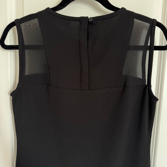 Calvin Klein Black Mesh Detail Dress, 4 - Picture 5 of 12